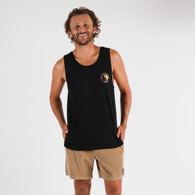 Monochrome Singlet - Black/Sunshine