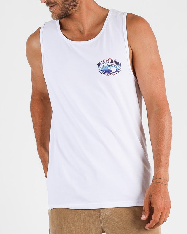 North Shore Singlet - White