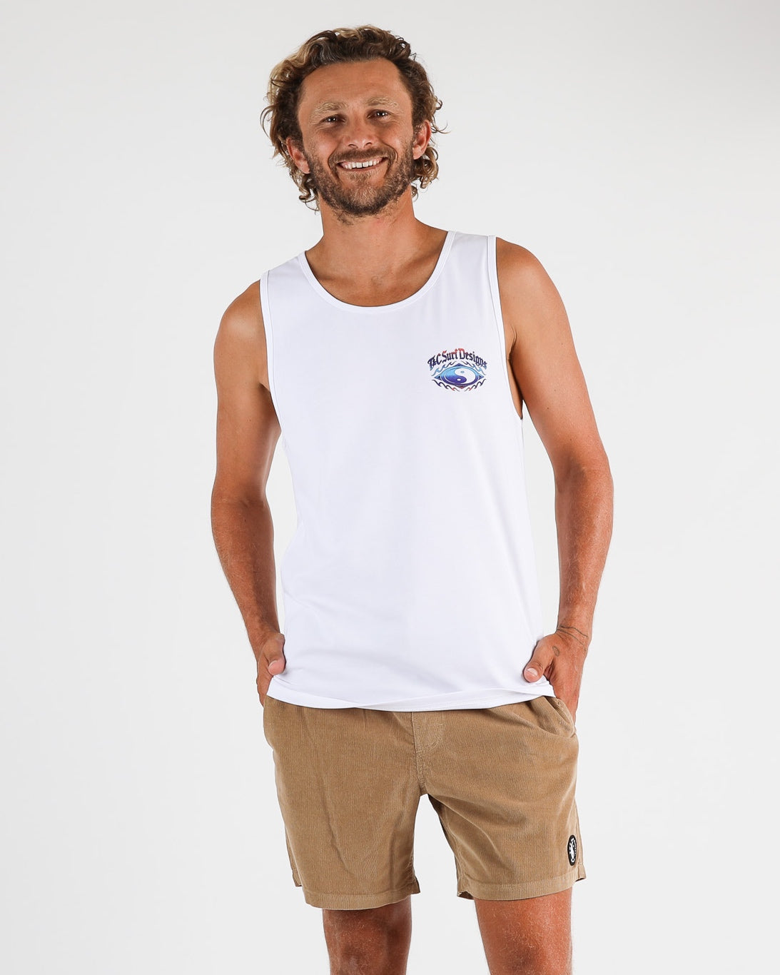 North Shore Singlet - White