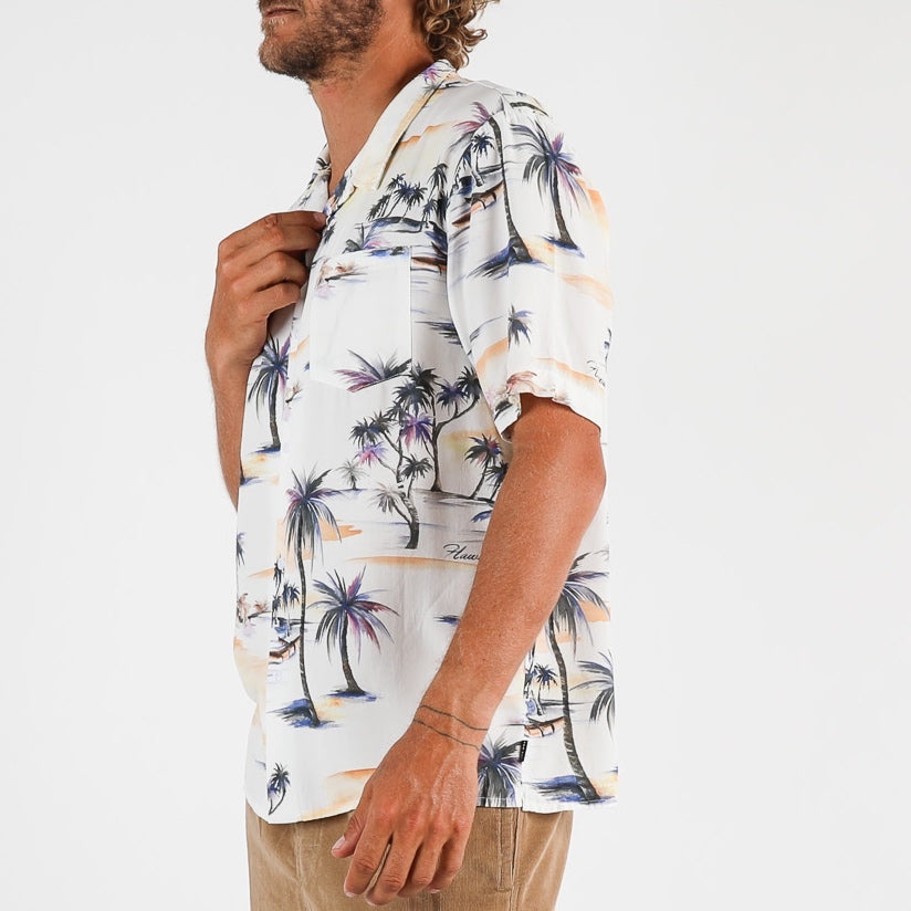 Hanalei S/S Shirt - Stone