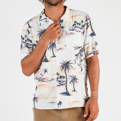 Hanalei S/S Shirt - Stone