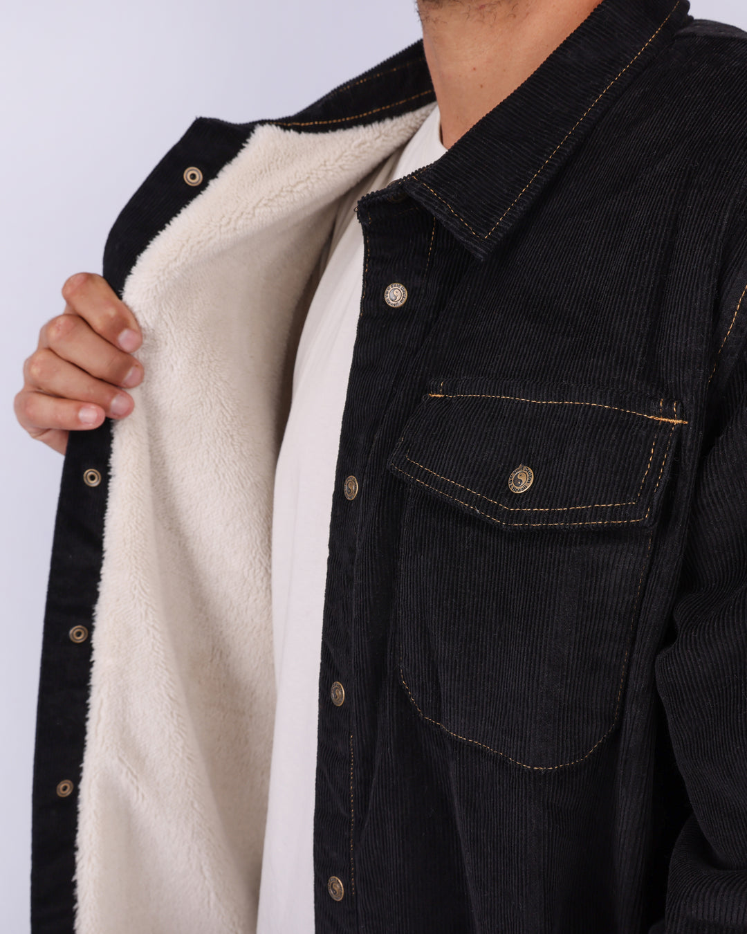 The Ranch Cord Jacket - Black