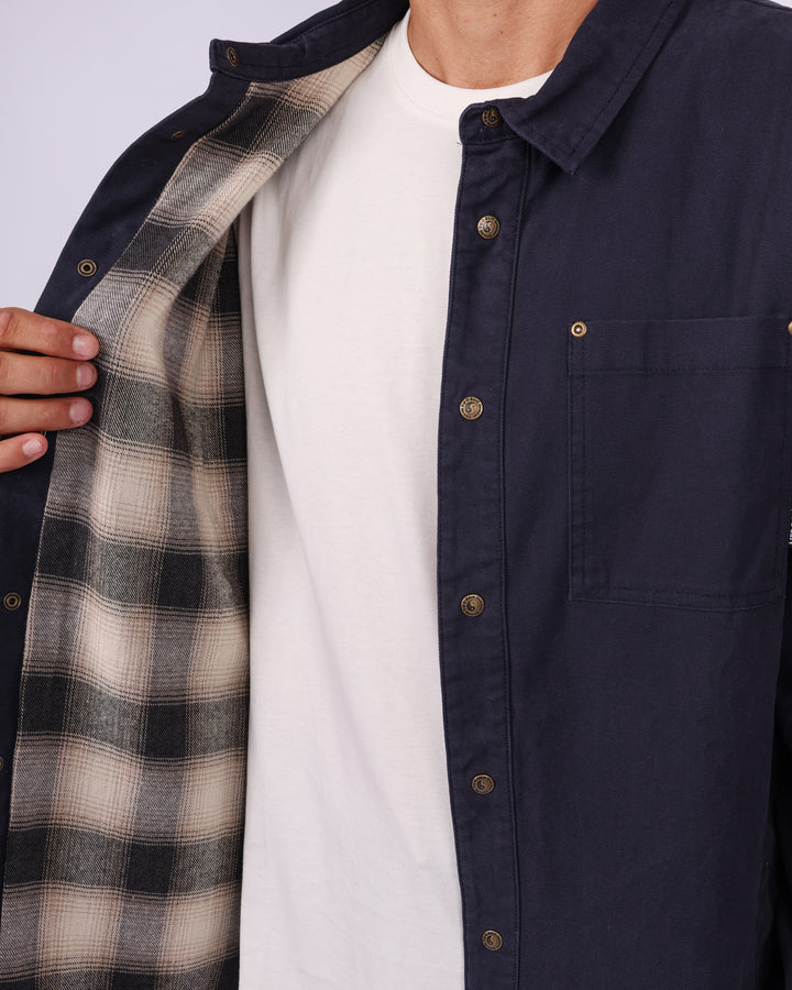 Kauai Canvas Jacket - Workers Blue