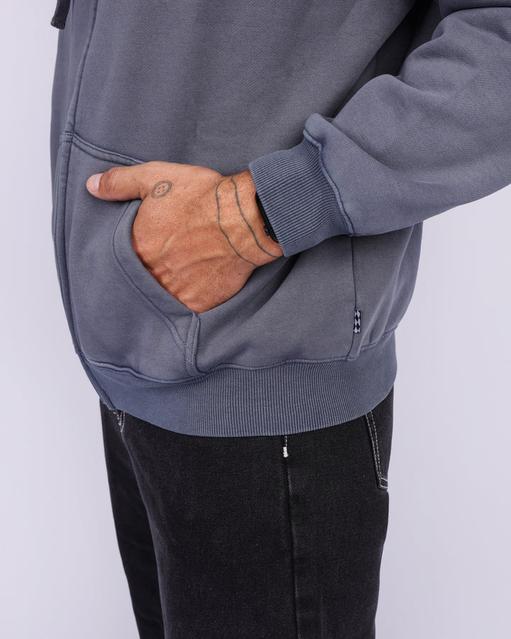 Eternal Premium Zip Hood - Washed Navy