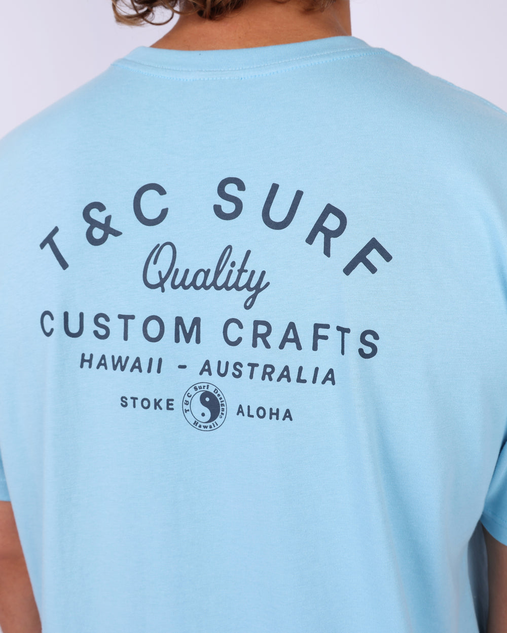 Custom Crafts Tee - Dusk Blue