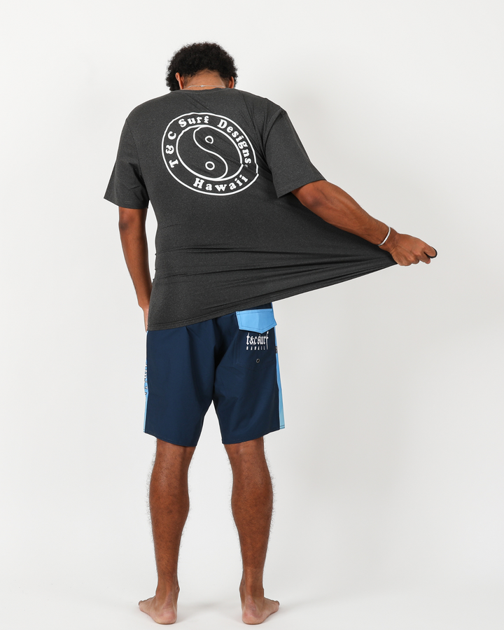 Outliner S/S Surf Tee - Black Heather