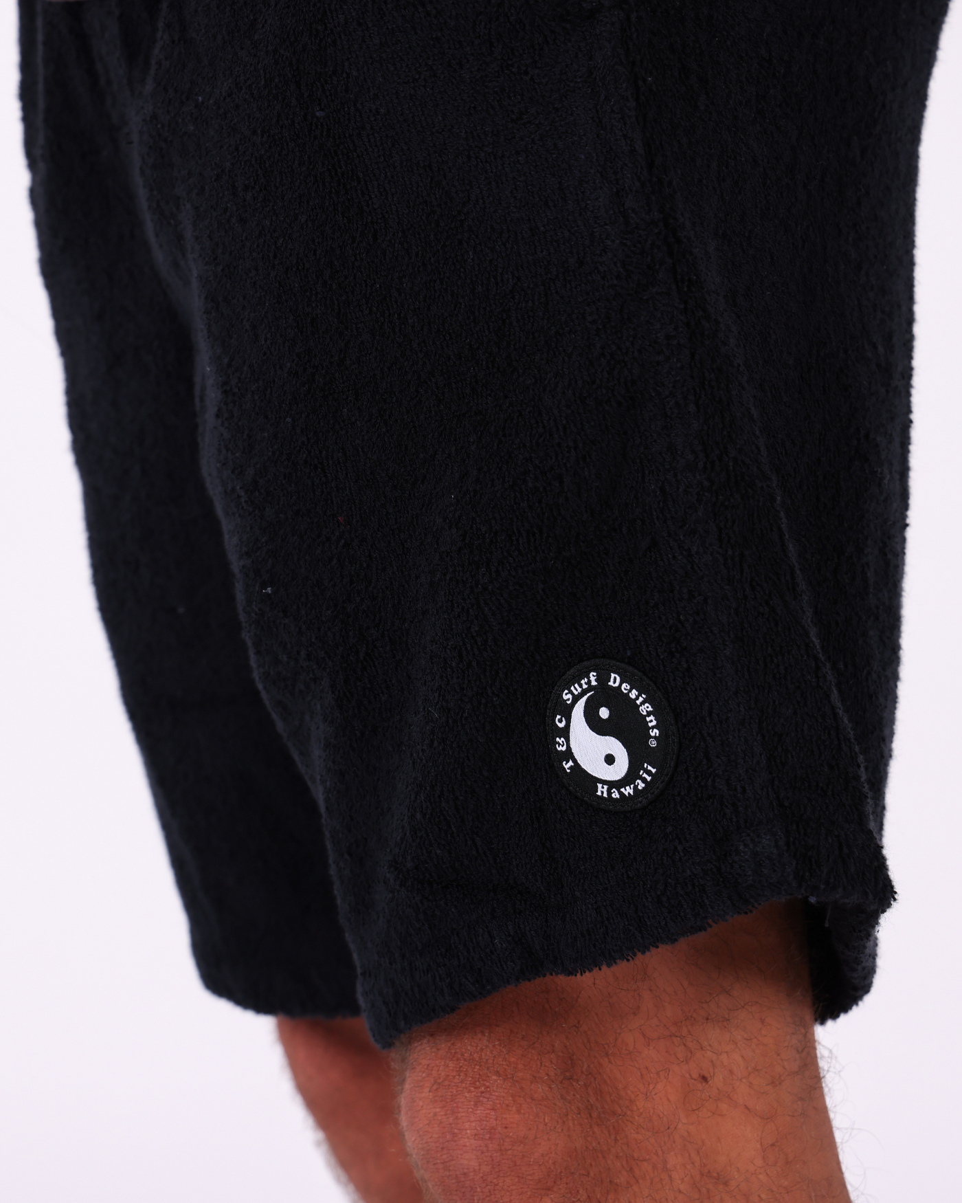 Terry Toweling Short - Black