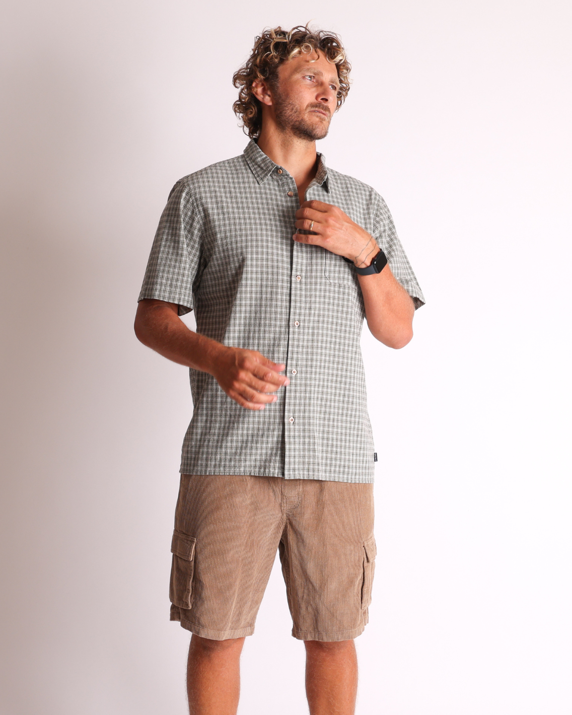 Barrack Cord Short - Sand