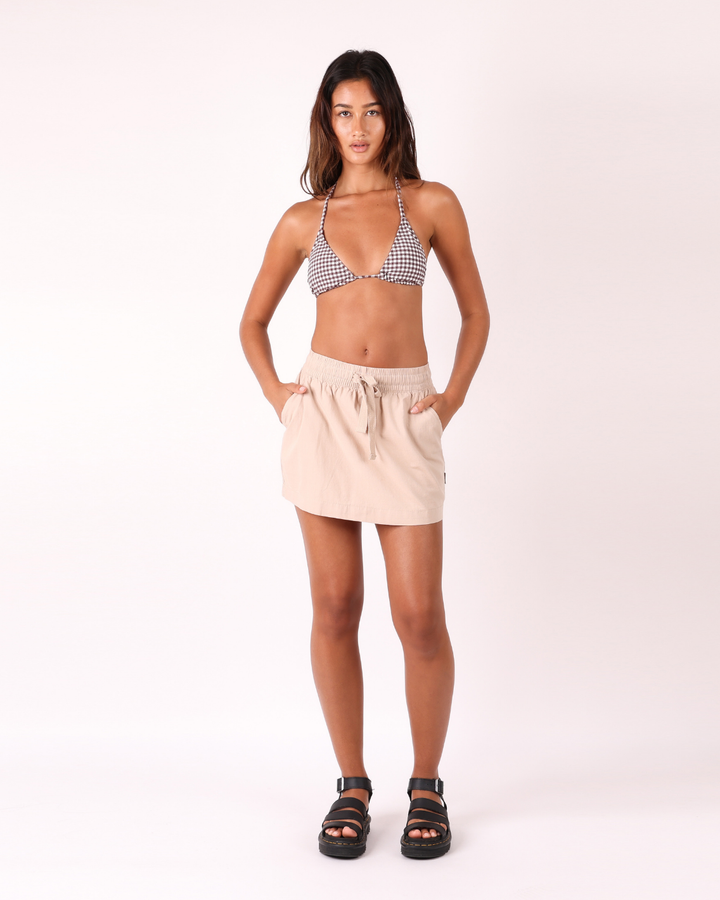 Essential Mini Skirt - Natural