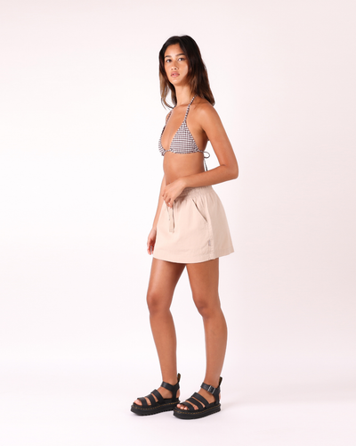 Essential Mini Skirt - Natural