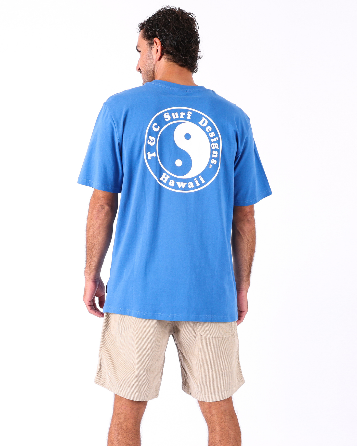 OG Logo Tee - Pacific/White