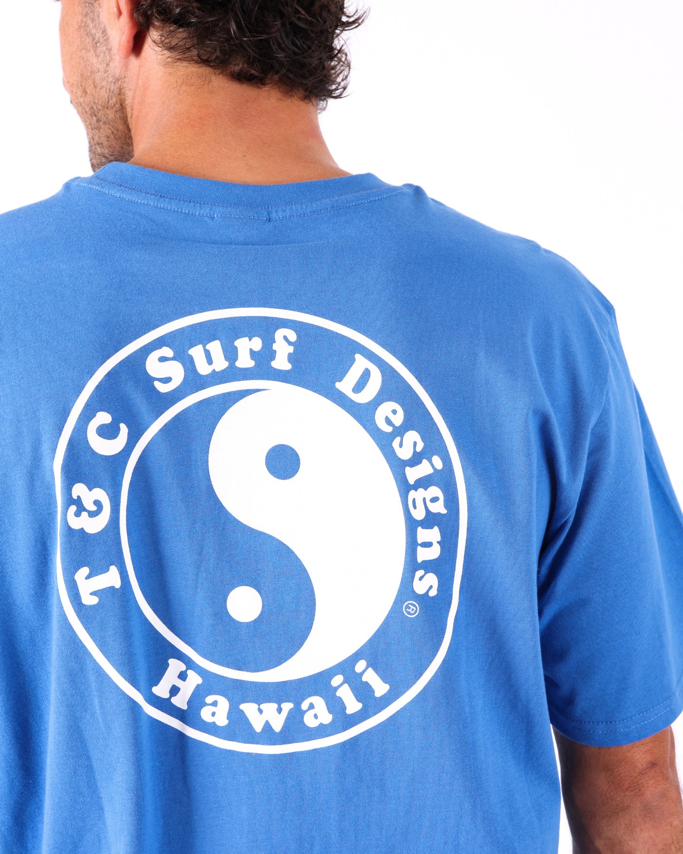 OG Logo Tee - Pacific/White