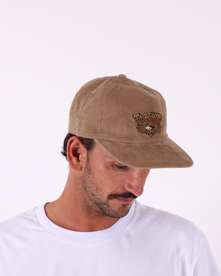 Thrift Cord Cap - Tan