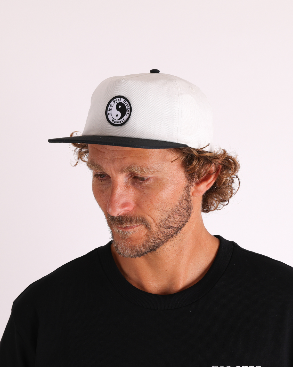 OG Patch Snap Back - Bone/Washed Black