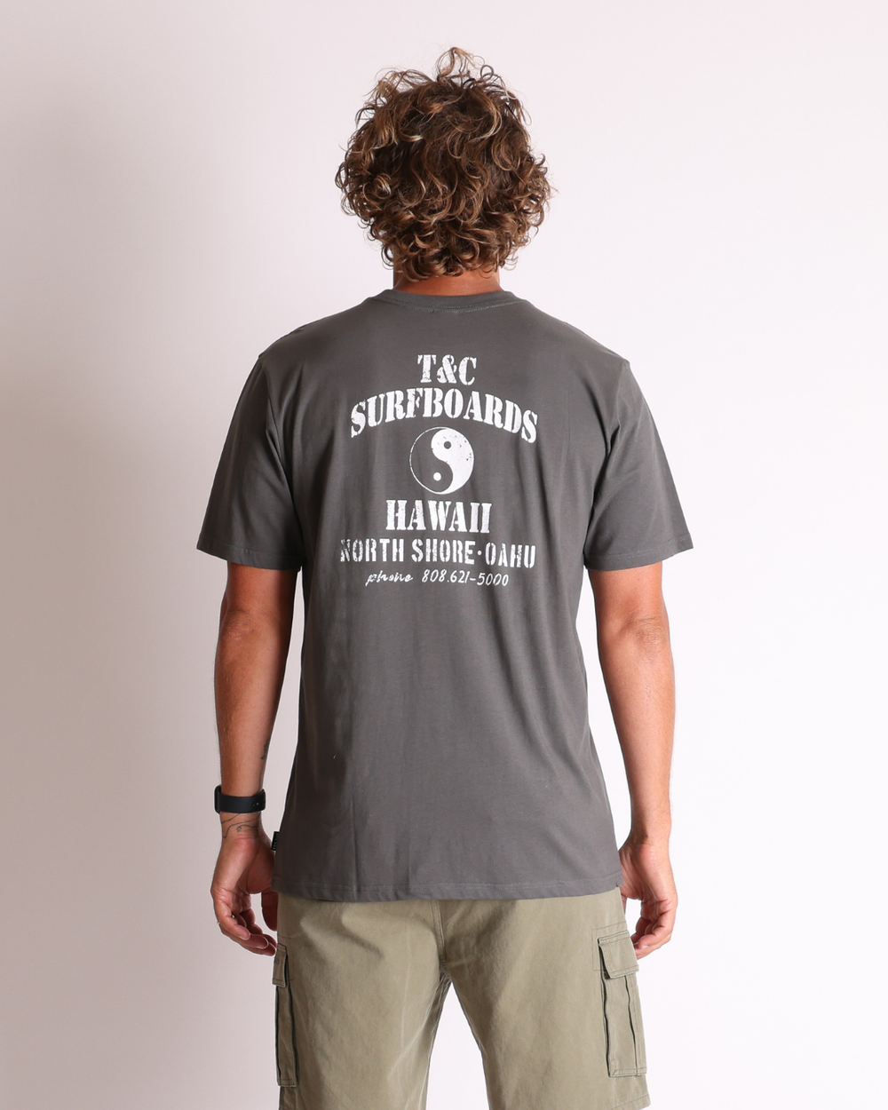 Overspray Tee - Vintage Char