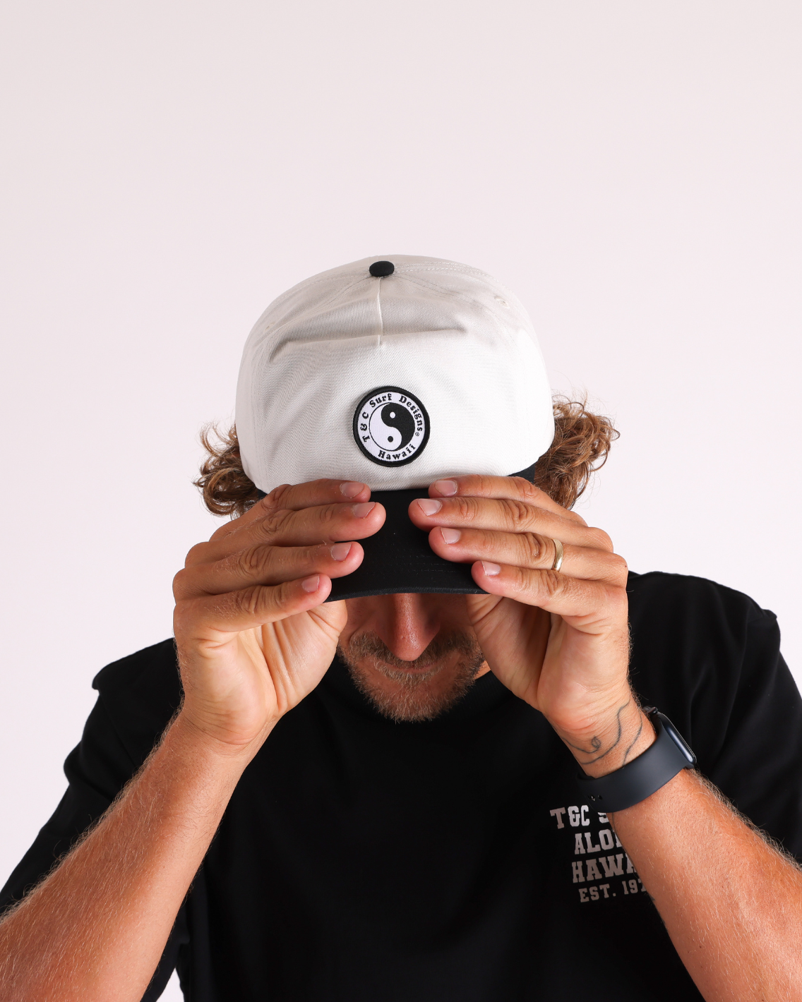 OG Patch Snap Back - Bone/Washed Black