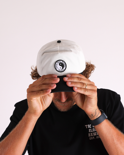 OG Patch Snap Back - Bone/Washed Black
