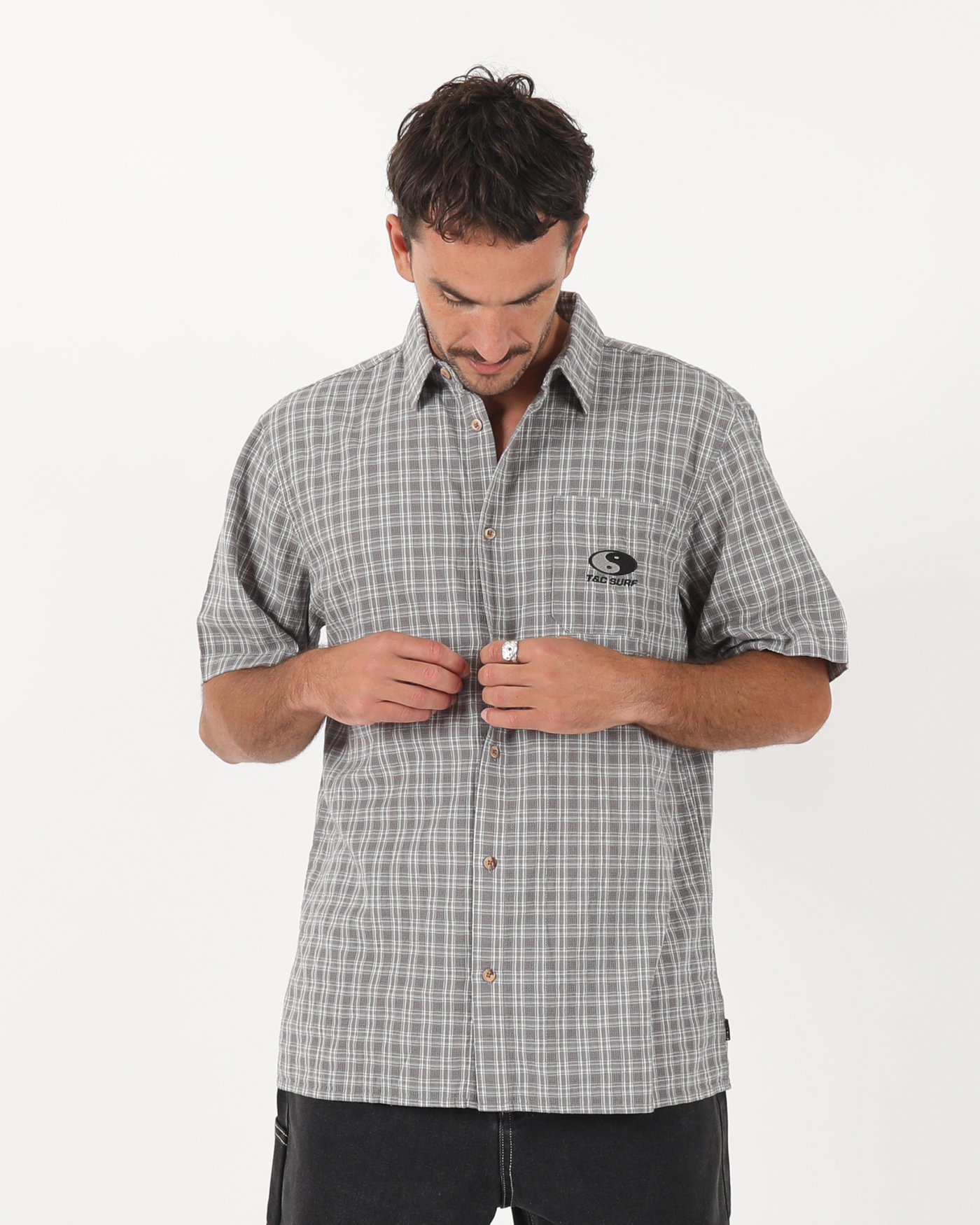 Coded S/S Shirt - Grey
