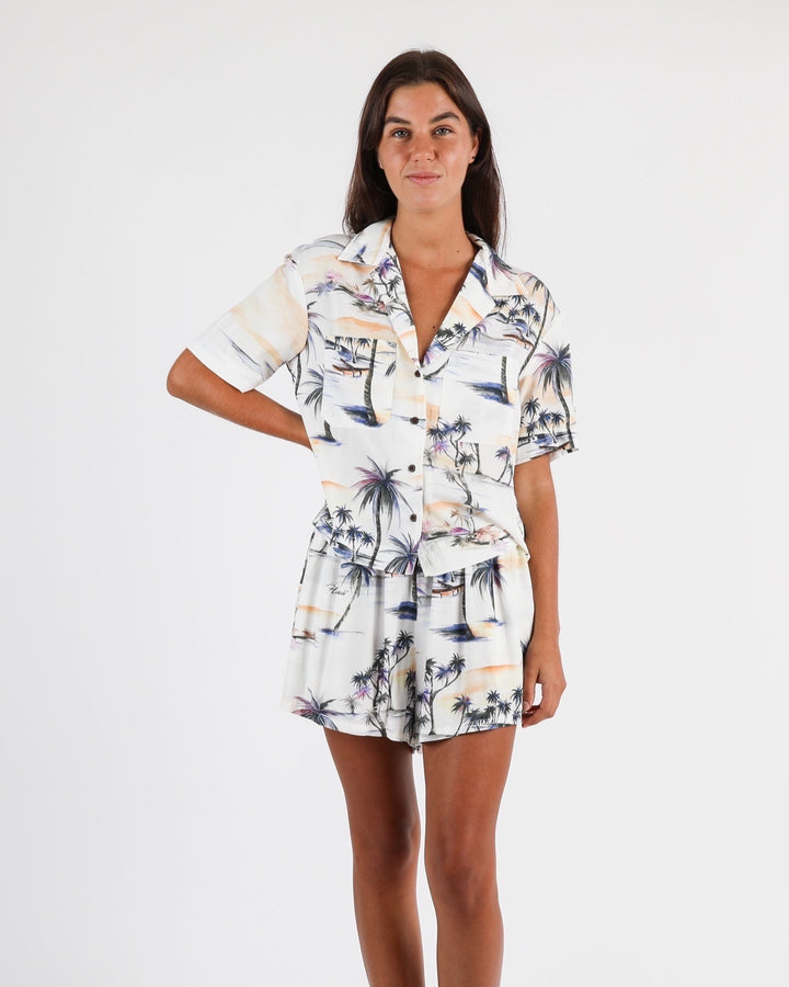 Hanalei Tourist Shirt - Stone
