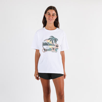 Aloha Holiday Tee - White