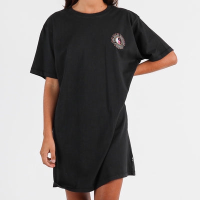 Vault Tee Dress - Washed Black