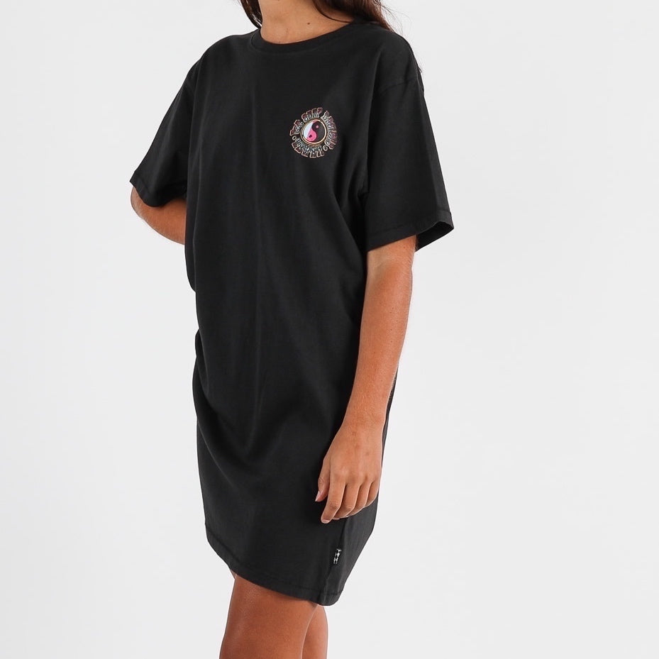 Vault Tee Dress - Washed Black