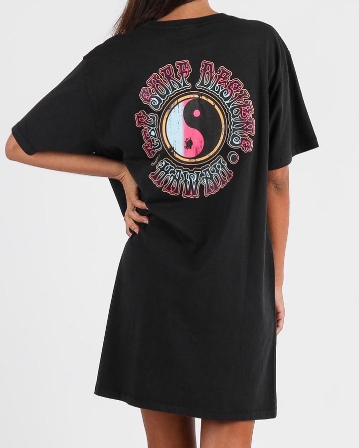 Vault Tee Dress - Washed Black
