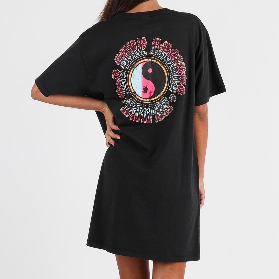 Vault Tee Dress - Washed Black