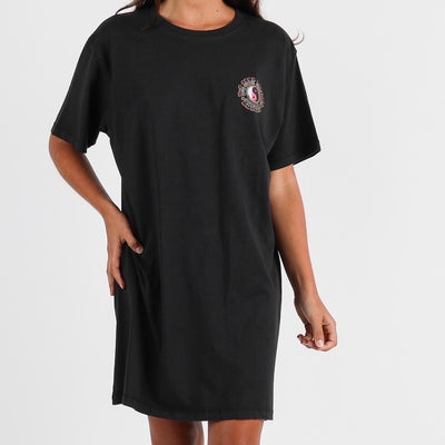 Vault Tee Dress - Washed Black