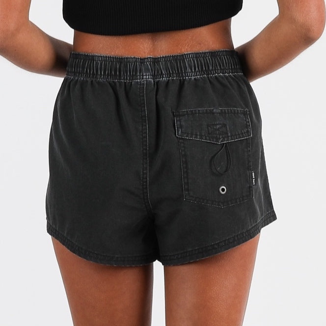 Hype Beach Shorts - Washed Black