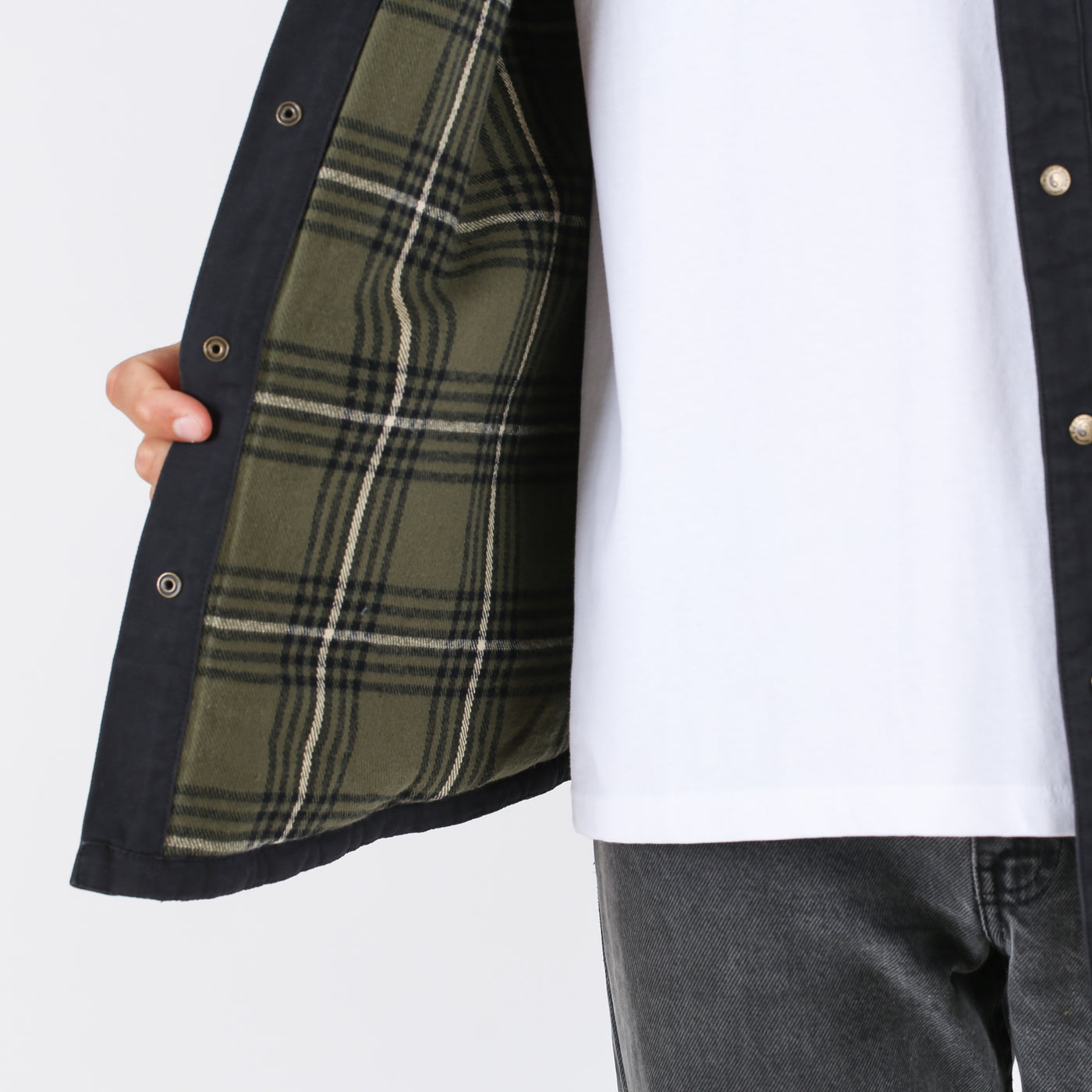 Kauai Canvas Jacket - Dark Charcoal
