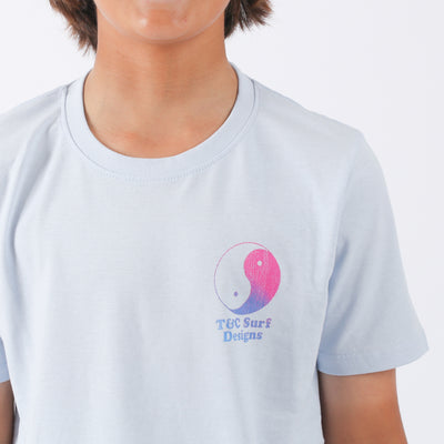 Boys Retro Twin Tee - Ice