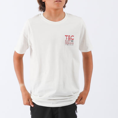 Boys High Tide Tee - Bone