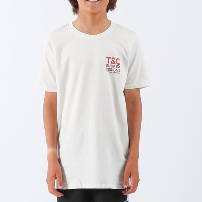 Boys High Tide Tee - Bone