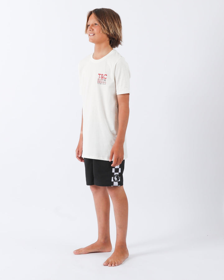 Boys Off The Grid Trunk - Black/White
