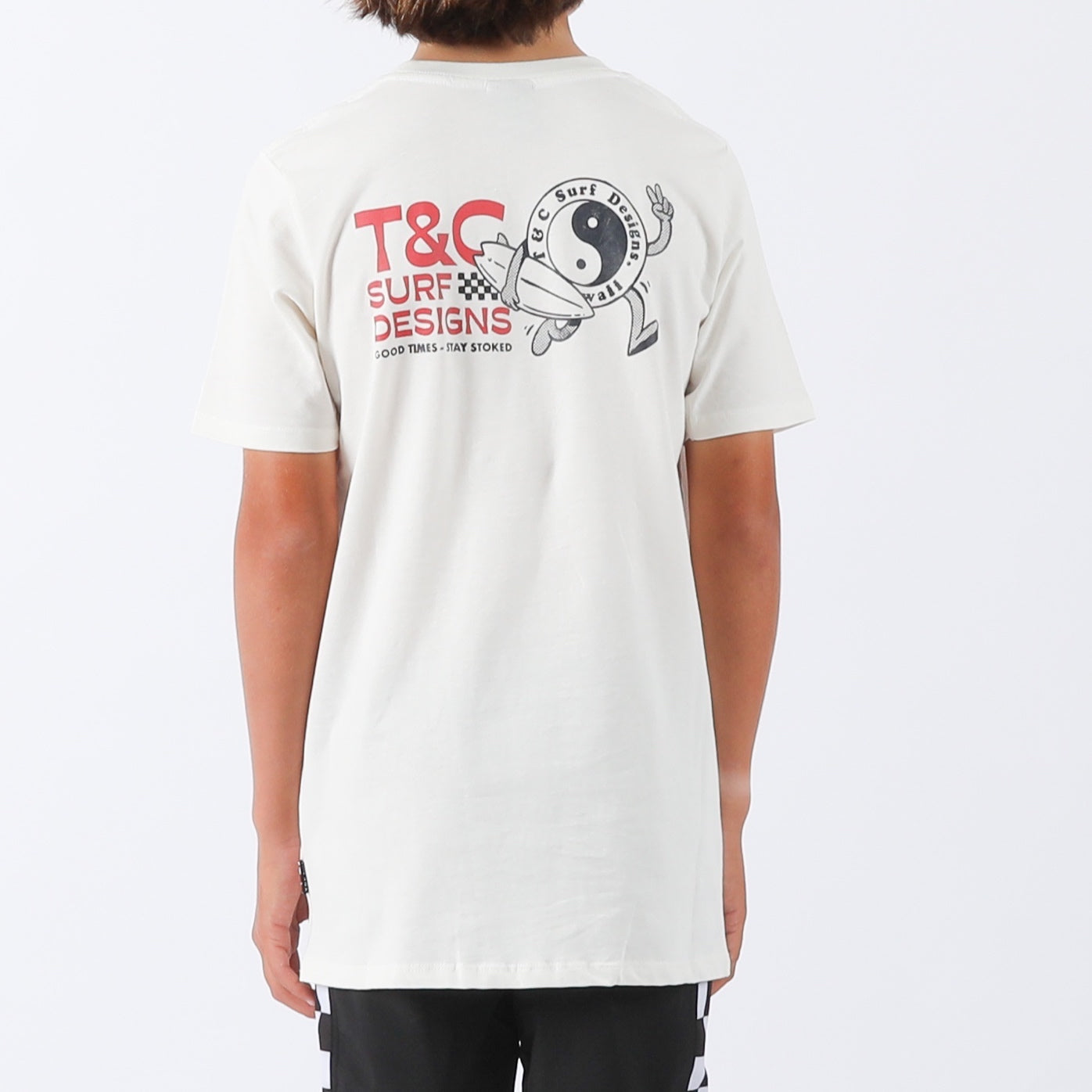 Boys High Tide Tee - Bone