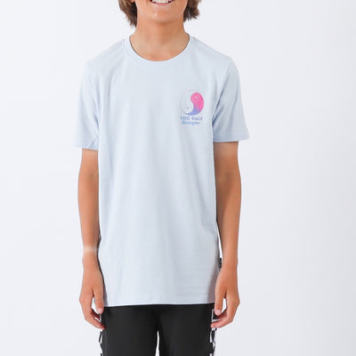 Boys Retro Twin Tee - Ice