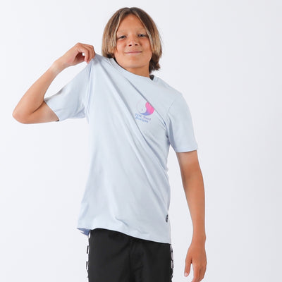 Boys Retro Twin Tee - Ice