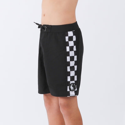 Boys Off The Grid Trunk - Black/White