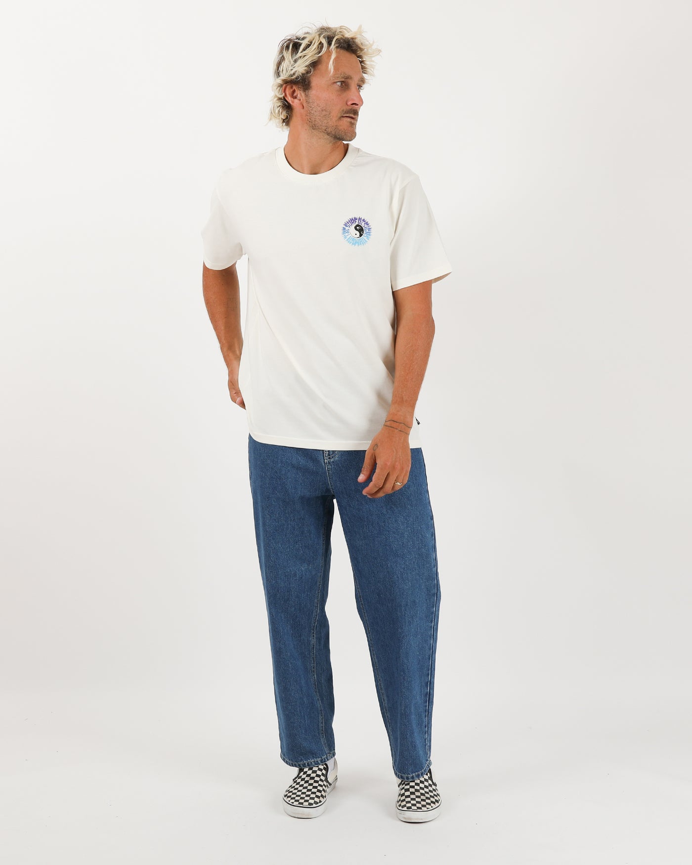 Lit Up Tee - Natural