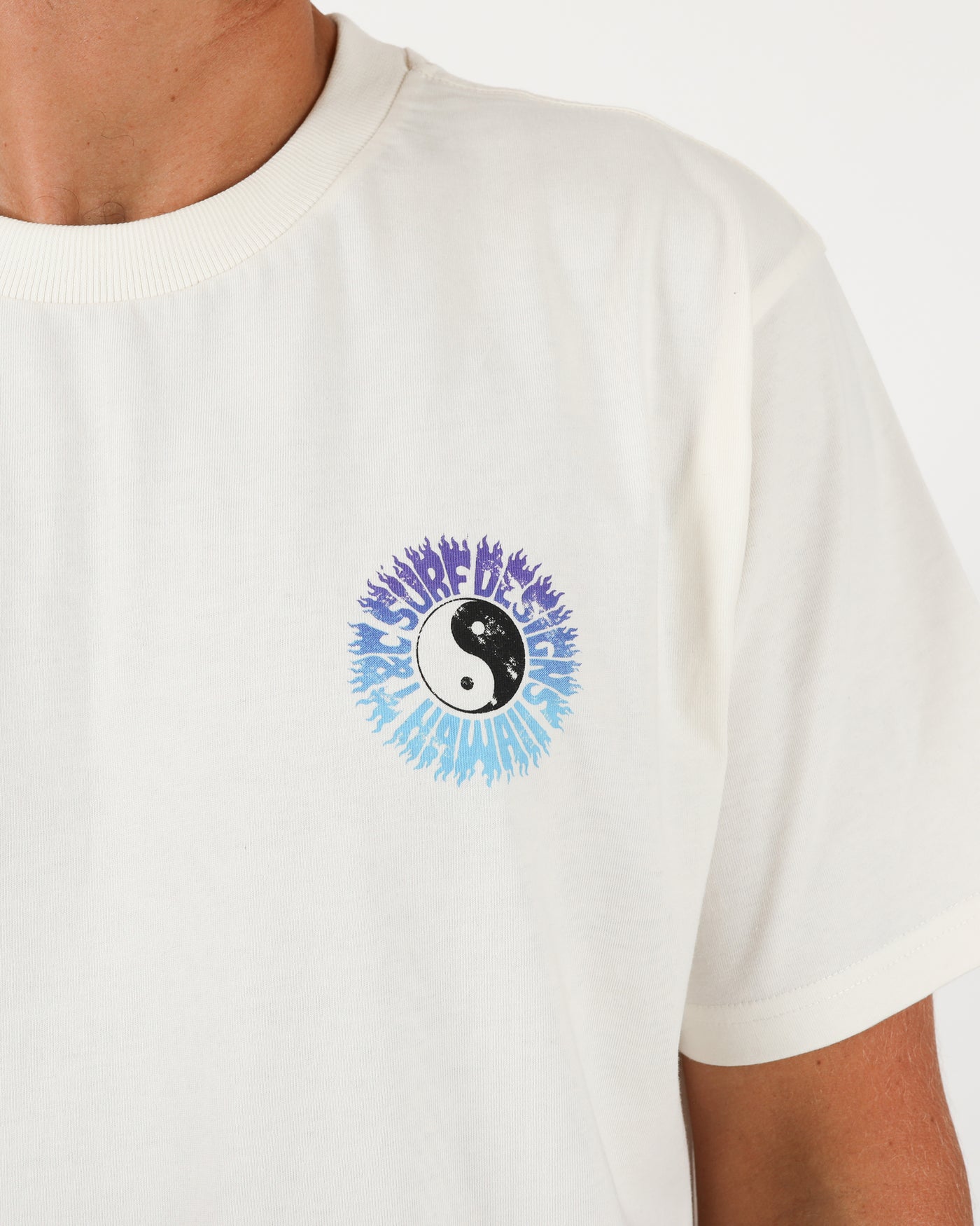 Lit Up Tee - Natural