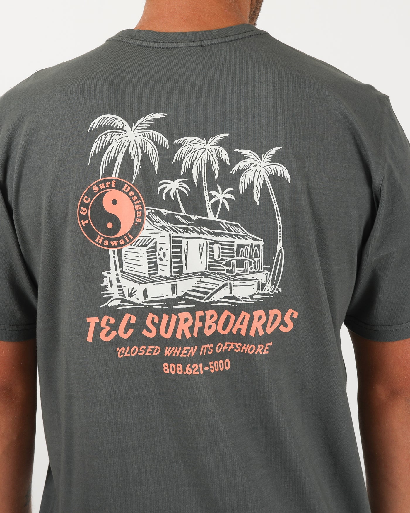 Offshore Tee - Washed Char