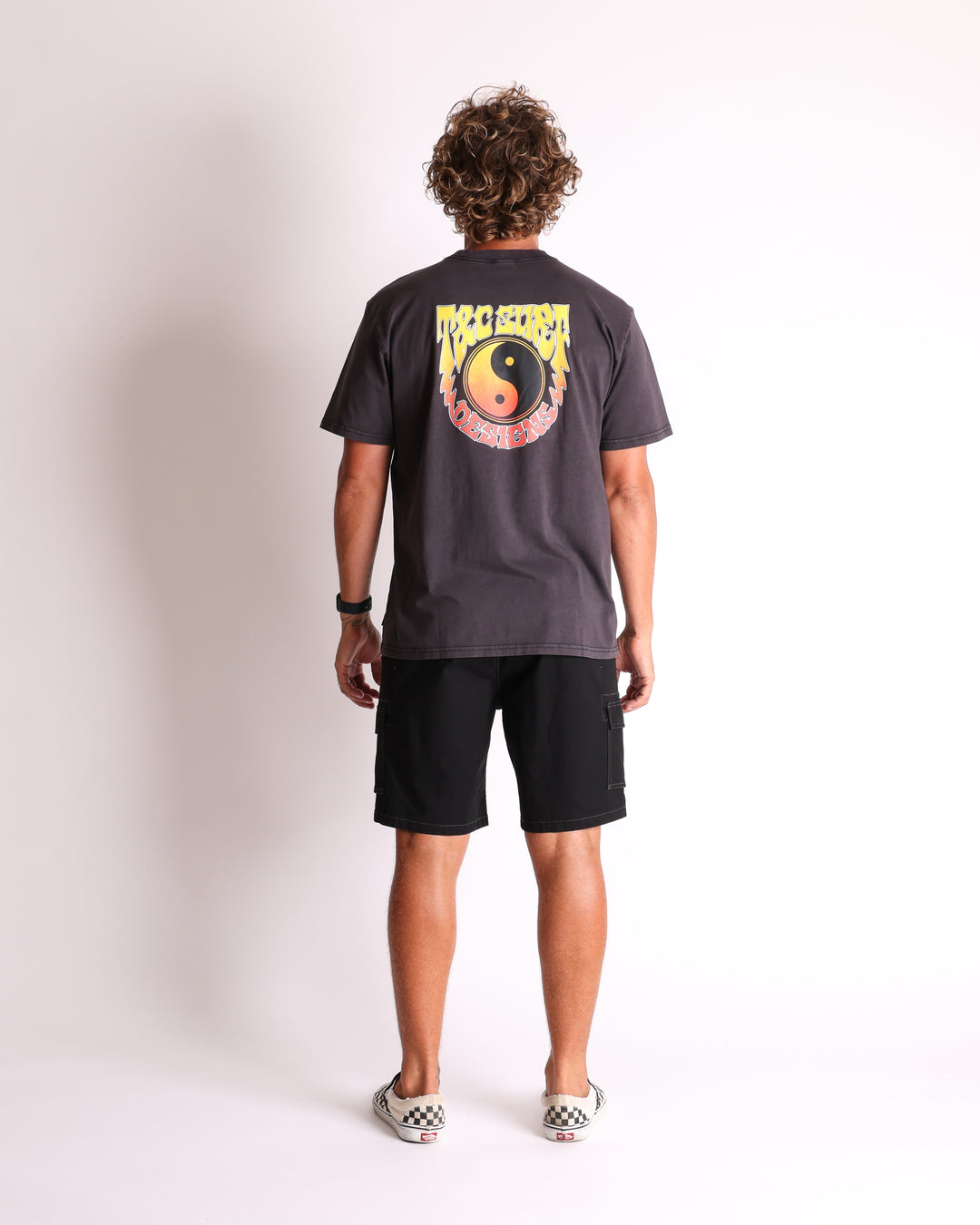 Firebolt Tee - Washed Black