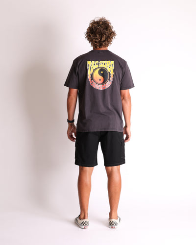 Firebolt Tee - Washed Black