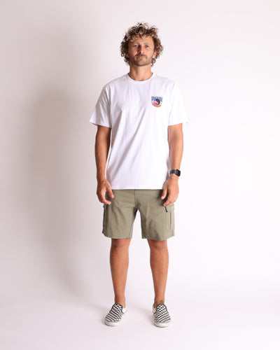 Firebolt Tee - White