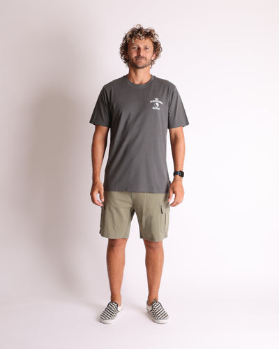 Overspray Tee - Vintage Char
