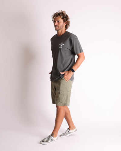 Overspray Tee - Vintage Char