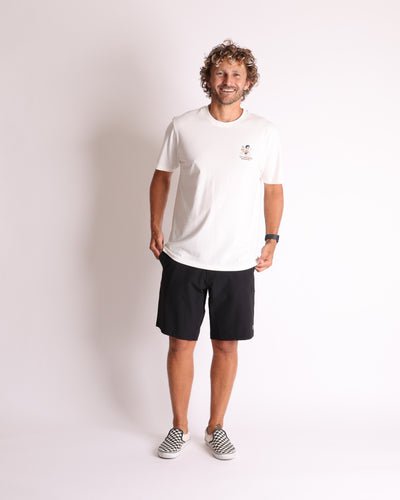 Gone Surfing Tee - Natural