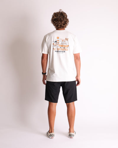 Gone Surfing Tee - Natural