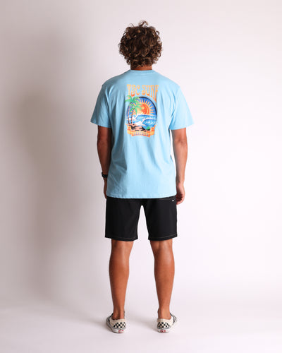 Grateful Tee - Dusk Blue